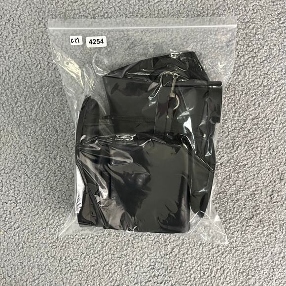 Thunder Italy Boots Womens 36 Black Leather Riding Style MC Buckle Zip Ankle - Picture 9 of 9